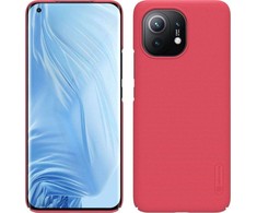 Dėklas Nillkin Frosted etui do Xiaomi Mi 11 Raudona