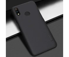 Nillkin Super Frosted Shield - dėklas skirtas Realme 3 Pro Realme X Lite juodos spalvos