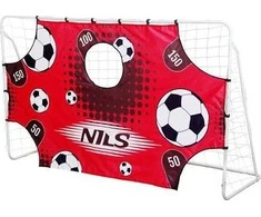 Nils Extreme Futbolo vartai su tinklu ir taikiniu Nils BR240P 2in1
