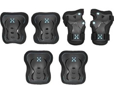 Apsaugų rinkinys Nils Extreme H320 juodas-mėtinis, dydis XL