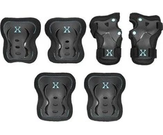 Apsaugų rinkinys Nils Extreme H320 juodas-mėtinis, dydis M