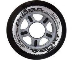 PU 72x24 82A Juodas WHEELS (4 pcs) NILS EXTREME