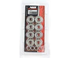 Chromuoti guoliai Nils Extreme ABEC-7, 8 vnt.