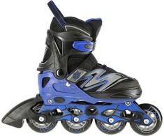 Riedučiai NA11010 Juodas-Mėlynas ROZM. M (35-38) IN-LINE SKATES NILS EXTREME