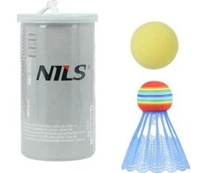 Nailoninis badmintono plunksniukas Nils NBL6092, 1 vnt., su kamuoliuku