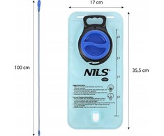 NC1720 Mėlynas WATERSKIN 2L NILS CAMP