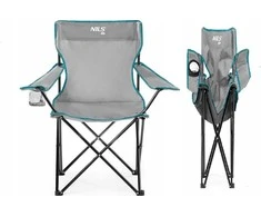 NC3044 Pilkas CAMPING CHAIR NILS CAMP