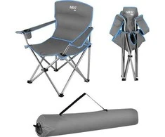 NC3079 GRAY-Mėlynas CAMPING CHAIR NILS CAMP