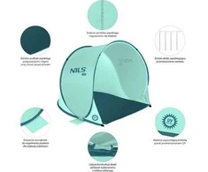 Nils Extreme NC3173 MINT POP UP BEACH TENT NILS