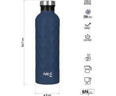 Nils Extreme Vandens butelis Nils Camp NC3805, mėlynas 750 ml