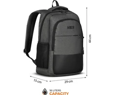Nils Extreme NC4503 Kuprinė Miejski Z USB Pilka Nils