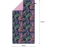 Rankšluostis NCR14 JUNGLE MICROFIBRE TOWEL 160x80 cm NILS