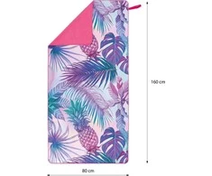 Rankšluostis NCR14 PINEAPPLE MICROFIBRE TOWEL 160x80 cm NILS CAMP