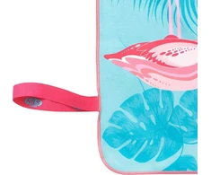 Mikropluošto rankšluostis NCR14 Nils Camp Flamingo, 160x80 cm