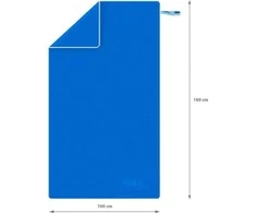 Nils Extreme Nils Aqua NAR12 mikropluošto rankšluostis 180x100 cm mėlynas