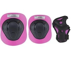 H210 SIZE L Juodas-Rožinis PROTECTORS SET NILS EXTREME