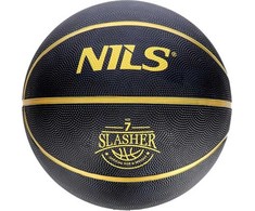 Krepšinio kamuolys NPK270 BASKETBALL Juodas SLASHER 7 NILS