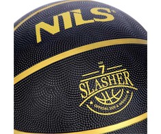 Krepšinio kamuolys NPK270 BASKETBALL Juodas SLASHER 7 NILS