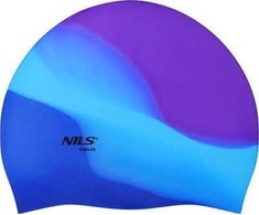 NQC MULTICOLOR M12 SILICONE SWIMMING CAP NILS AQUA