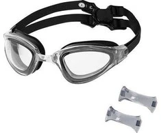 NQG180AF Juodas SWIMMING GOGGLES NILS AQUA