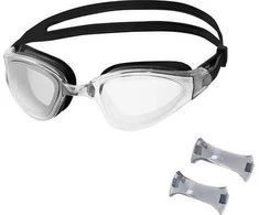 NQG180MAF Juodas SWIMMING GOGGLES NILS AQUA