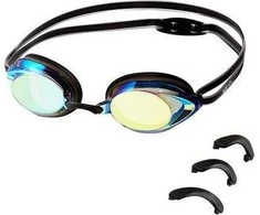 NQG230MAF Juodas/ RAINBOW RACING SWIMMING GOGGLES NILS AQUA
