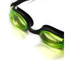 NQG600AF Juodas/ Žalias SWIMMING GOGGLES NILS AQUA