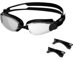 NQG660MAF GRAY RACING SWIMMING GOGGLES NILS AQUA