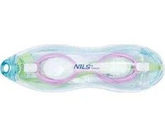 NQG700AF Žalias/ VIOLET JUNIOR SWIMMING GOGGLES NILS AQUA