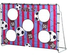 Nils Extreme Futbolo vartai su tinklu ir taikiniu Nils NT7788 2in1