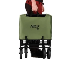 Nils Extreme Vežimėlis turistinis transportowy plażowy do 100kg žalia Nils camp NC2602 150L