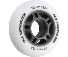 PU 70 x 24 Baltas MAT 82A WHEELS 4 PCS. NILS EXTREME
