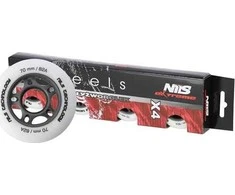 PU 70 x 24 Baltas MAT 82A WHEELS 4 PCS. NILS EXTREME