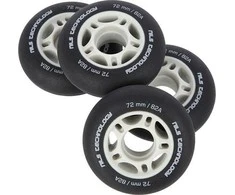 PU 72 x 24 Juodas MAT 82A WHEELS 4 PCS. NILS EXTREME
