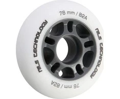 PU 76 x 24 Baltas MAT 82A WHEELS 4 PCS. NILS EXTREME