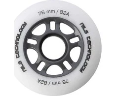 PU 76 x 24 Baltas MAT 82A WHEELS 4 PCS. NILS EXTREME