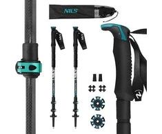 Nils Extreme Trekingo lazdos Nils Carbon TK8607 regulowane 65-135cm
