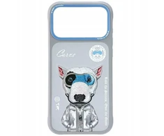 Dėklas Nimmy Cool&amp;Cute 2.0 Nag Case, skirtas iPhone 17 Pro Max – Pilka