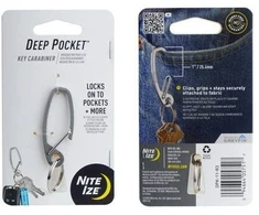 „Nite Ize“ – „Karabińczyk Deep Pocket“ – nerūdijančio plieno