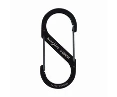 Nite Ize Caribbean S- Biner Dual # 4, juodasis nerūdijantis plienas (SB4-03-01)