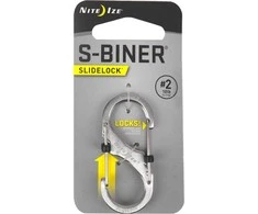 Nite Ize S- Biner SlideLock # 2 nerūdijantis plienas LSB211R3 LSB211R3