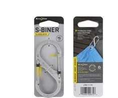 Nite Ize S- Biner SlideLock # 4 Nerūdijantis plienas (LSB4-11-R3)