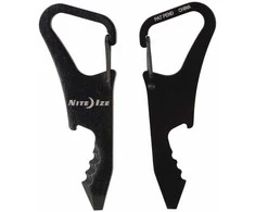 Nite Ize Micro įrankis ClipKey nerūdijančio plieno juodas raktų pakabukas (KMTCK-01-R3)