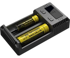 Nitecore New I2 Intellicharger Baterijų Įkroviklis
