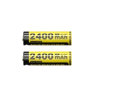 Nitecore Nitecore NH2400 2400mAh USB-C įkraunamos AA baterijos, 2 vnt. rinkinys