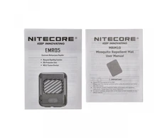 „Nitecore EMR05“ uodų atbaidymo priemonė, juoda
