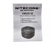 Nitecore EMR30 SE elektroninis uodų atbaidymo priemonė juoda
