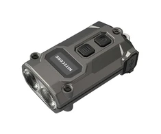 Nitecore TINI3 Žibintuvėlis-raktų pakabukas, 600 lm, 90 m, OLED ekranas, 330 mAh, USB-C, IP54, pilkos spalvos