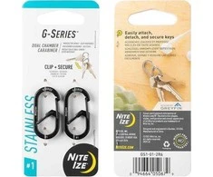 NiteIze Nite Ize G- Series 1 2pack Juodas