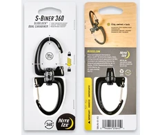 NiteIze Nite Ize SBiner 360 SlideLock 4 JUODA